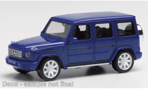 Miniature Mercedes Classe G 1/87 Herpa G-classe bleu foncé Mercedes Classe G 1/87 Herpa G-classe bleu foncé miniature