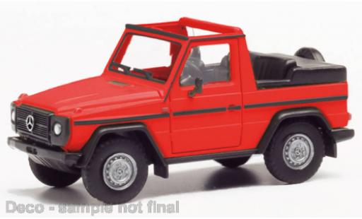 Miniature Mercedes Classe G 1/87 Herpa G-classe cabriolet rouge Mercedes Classe G 1/87 Herpa G-classe cabriolet rouge miniature