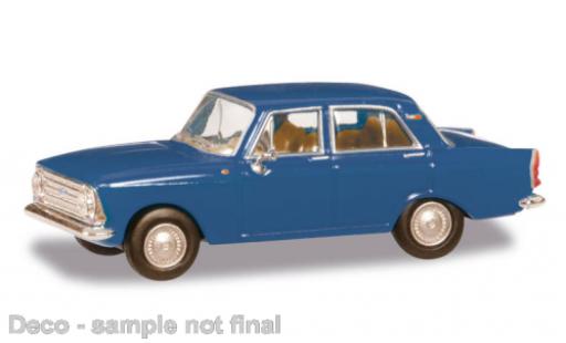 Miniature Moskwitsch 408 1/87 Herpa bleu Moskwitsch 408 1/87 Herpa bleu miniature