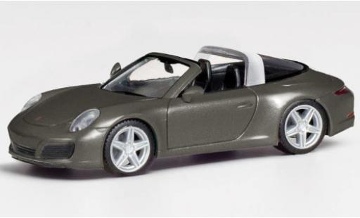 Miniature Porsche 911 1/87 Herpa Targa 4 metallise grise Porsche 911 1/87 Herpa Targa 4 metallise grise miniature