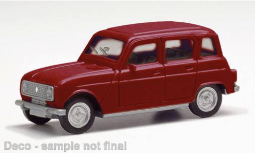 Miniature Renault 4 1/87 Herpa rouge foncé Renault 4 1/87 Herpa rouge foncé miniature