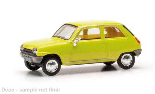 Renault 5 1/87 Herpa jaune miniature
