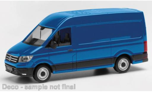 Miniature Volkswagen Crafter 1/87 Herpa fourgon HD bleu Volkswagen Crafter 1/87 Herpa fourgon HD bleu miniature