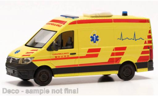 Miniature Volkswagen Crafter 1/87 Herpa RTW Luxambulance (L) Volkswagen Crafter 1/87 Herpa RTW Luxambulance (L) miniature