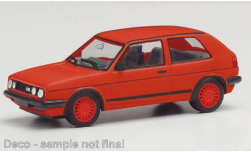 Miniature Volkswagen Golf 1/87 Herpa II GTI rouge Volkswagen Golf 1/87 Herpa II GTI rouge miniature