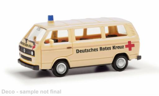 Volkswagen T3 1/87 Herpa bus DRK - Allemand Rotes Kreuz miniature