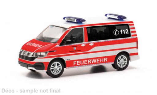 Miniature Volkswagen T6 1/87 Herpa .1 bus MTW pompiers Ransbach-Baumbach Volkswagen T6 1/87 Herpa .1 bus MTW pompiers Ransbach-Baumbach miniature