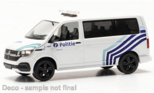 Miniature Volkswagen T6 1/87 Herpa .1 bus Politie (BE) Volkswagen T6 1/87 Herpa .1 bus Politie (BE) miniature