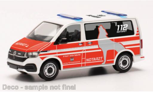 Miniature Volkswagen T6 1/87 Herpa .1 bus pompiers Wolfsburg Volkswagen T6 1/87 Herpa .1 bus pompiers Wolfsburg miniature