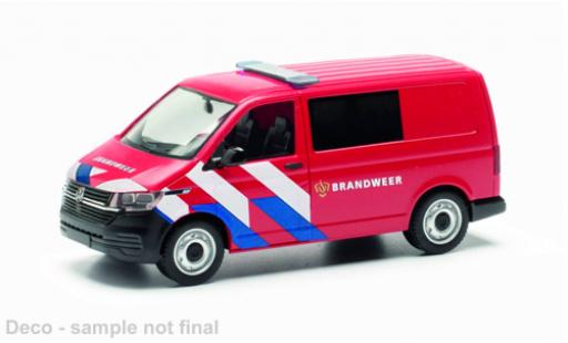Volkswagen T6 1/87 Herpa .1 demi bus Brandweer (NL) miniature