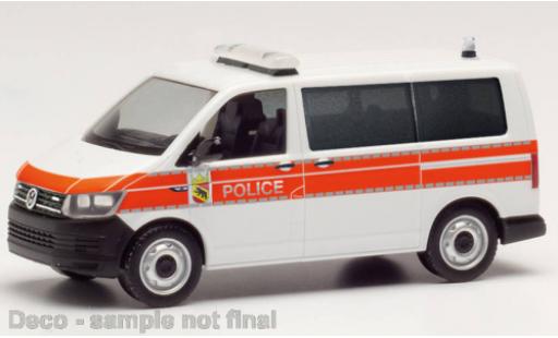 Miniature Volkswagen T6 1/87 Herpa bus police Bern Volkswagen T6 1/87 Herpa bus police Bern miniature