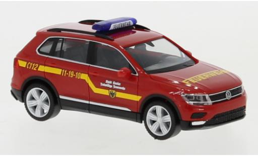 Miniature Volkswagen Tiguan 1/87 Herpa KW pompiers Goslar Volkswagen Tiguan 1/87 Herpa KW pompiers Goslar miniature