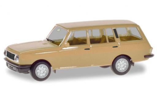 Miniature Wartburg 353 1/87 Herpa Tourist beige 1984 Wartburg 353 1/87 Herpa Tourist beige 1984 miniature