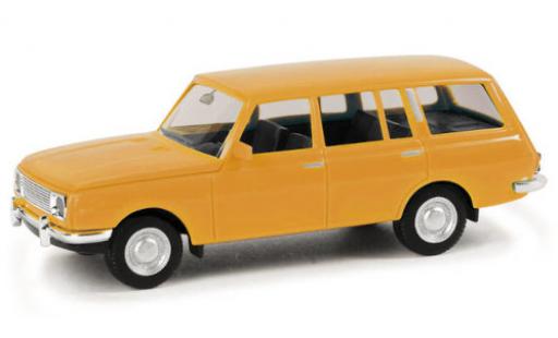 Miniature Wartburg 353 1/87 Herpa Tourist jaune 1966 Wartburg 353 1/87 Herpa Tourist jaune 1966 miniature