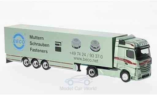 Miniature Mercedes Actros 1/87 Herpa Bigspace Bagemühl Koffer-SZ ohne Vitrine Mercedes Actros 1/87 Herpa Bigspace Bagemühl Koffer-SZ ohne Vitrine miniature