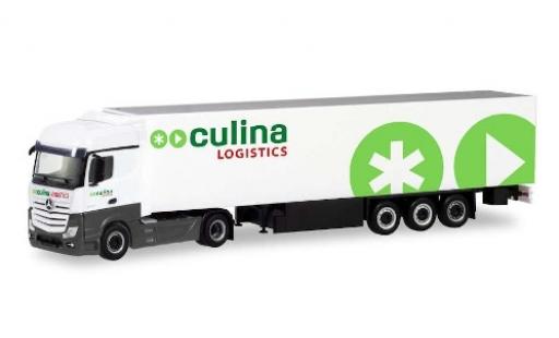 Miniature Mercedes Actros 1/87 Herpa Bigspace Culina Loistics Camion réfrigérée-tracteur Mercedes Actros 1/87 Herpa Bigspace Culina Loistics Camion réfrigérée-tracteur miniature