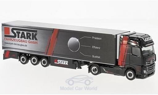 Miniature Mercedes Actros 1/87 Herpa Giga Trio-Trans / Stark Fahrzeugbau Kühlkoffer-SZ Mercedes Actros 1/87 Herpa Giga Trio-Trans / Stark Fahrzeugbau Kühlkoffer-SZ miniature