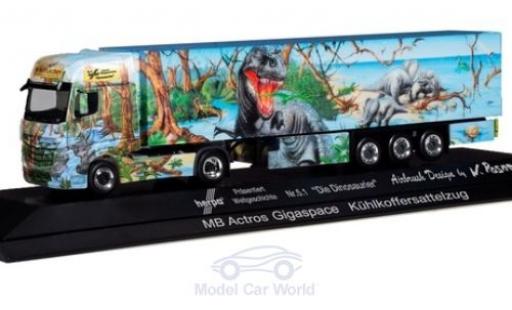 Miniature Mercedes Actros 1/87 Herpa Gigaspace Weltgeschichte Nr.5.1 - Die Dinosaurier Kühlkoffer-Sattelzug Mercedes Actros 1/87 Herpa Gigaspace Weltgeschichte Nr.5.1 - Die Dinosaurier Kühlkoffer-Sattelzug miniature