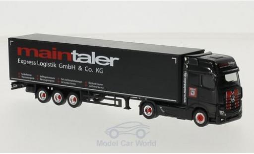 Miniature Mercedes Actros 1/87 Herpa Gigaspace Maintaler Gardinenplanen-SZ Mercedes Actros 1/87 Herpa Gigaspace Maintaler Gardinenplanen-SZ miniature
