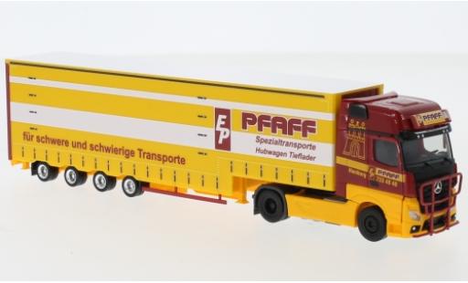 Miniature Mercedes Actros 1/87 Herpa Gigaspace Pfaff Volumen-Sattelzug Exclusive Series Mercedes Actros 1/87 Herpa Gigaspace Pfaff Volumen-Sattelzug Exclusive Series miniature