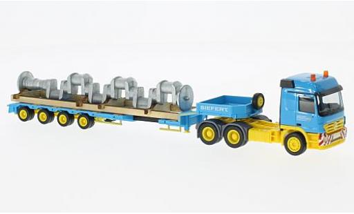 Miniature Mercedes Actros 1/87 Herpa L 02 6x4 Siefert Semi bas-SZ avec Kurbelwelle sans Vitrine Mercedes Actros 1/87 Herpa L 02 6x4 Siefert Semi bas-SZ avec Kurbelwelle sans Vitrine miniature