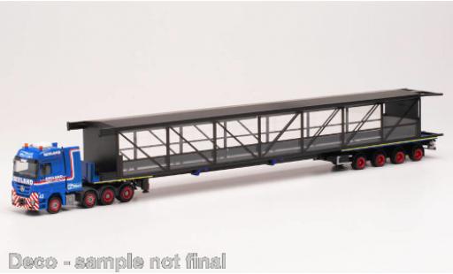 Miniature Mercedes Actros 1/87 Herpa LH Seeland / Miniaturwunderland Schwerlast-Sattelzug mit Brücke Mercedes Actros 1/87 Herpa LH Seeland / Miniaturwunderland Schwerlast-Sattelzug mit Brücke miniature