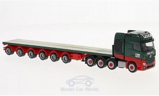 Miniature Mercedes Actros 1/87 Herpa SLT Kahl Schwerlast Ballasttailer-Sattelzug Mercedes Actros 1/87 Herpa SLT Kahl Schwerlast Ballasttailer-Sattelzug miniature