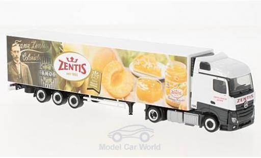 Miniature Mercedes Actros 1/87 Herpa Streamspace 125 Jahre Zentis Kühlkoffer-Lowliner-SZ Mercedes Actros 1/87 Herpa Streamspace 125 Jahre Zentis Kühlkoffer-Lowliner-SZ miniature