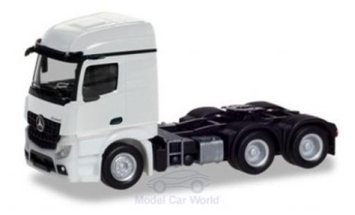 Miniature Mercedes Actros 1/87 Herpa Streamspace 2.3 blanche 2018 3-achs Zugmaschine Mercedes Actros 1/87 Herpa Streamspace 2.3 blanche 2018 3-achs Zugmaschine miniature