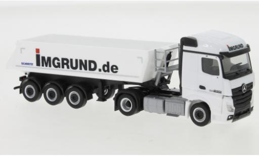 Miniature Mercedes Actros 1/87 Herpa Streamspace 2.5 Imgrund Schmitz Kipp-Sattelzug Mercedes Actros 1/87 Herpa Streamspace 2.5 Imgrund Schmitz Kipp-Sattelzug miniature