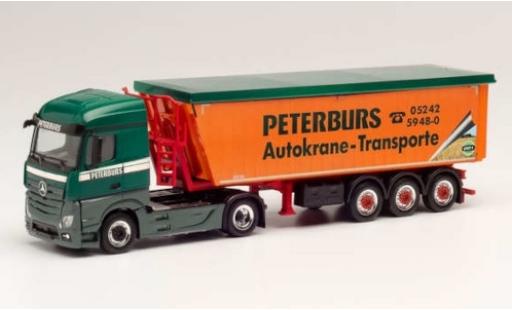 Miniature Mercedes Actros 1/87 Herpa Streamspace 2.5 Peterburs Stöffelliner-tracteur Mercedes Actros 1/87 Herpa Streamspace 2.5 Peterburs Stöffelliner-tracteur miniature