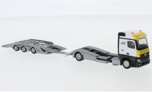 Miniature Mercedes Actros 1/87 Herpa Streamspace ARS (Bayern / Wolnzach) LKW-Transporter-Hängerzug Mercedes Actros 1/87 Herpa Streamspace ARS (Bayern / Wolnzach) LKW-Transporter-Hängerzug miniature