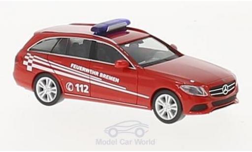 Miniature Mercedes Classe C 1/87 Herpa T-Modell Feuerwehr Bremen Mercedes Classe C 1/87 Herpa T-Modell Feuerwehr Bremen miniature