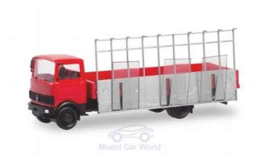 Miniature Mercedes LP 813 1/87 Herpa rouge Pritsche mit Glasreff Mercedes LP 813 1/87 Herpa rouge Pritsche mit Glasreff miniature