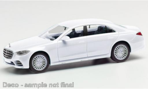 Miniature Mercedes Classe S 1/87 Herpa blanche Mercedes Classe S 1/87 Herpa blanche miniature