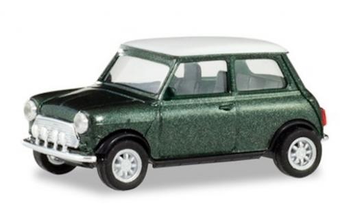 Miniature Mini Cooper 1/87 Herpa metallise verte/blanche mit Zusatzscheinwerfern Mini Cooper 1/87 Herpa metallise verte/blanche mit Zusatzscheinwerfern miniature