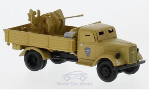 Miniature Opel Blitz 1/87 Herpa marron gepanzert mit 20mm Kanone Opel Blitz 1/87 Herpa marron gepanzert mit 20mm Kanone miniature