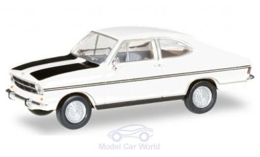 Miniature Opel Kadett 1/87 Herpa B Coupe Rally blanche/noire Opel Kadett 1/87 Herpa B Coupe Rally blanche/noire miniature