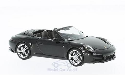 Miniature Porsche 991 SC 1/43 Herpa 911 (/2) Carrera Cabrio metallise noire Porsche 991 SC 1/43 Herpa 911 (/2) Carrera Cabrio metallise noire miniature