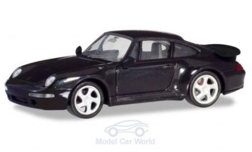 Miniature Porsche 993 Turbo 1/87 Herpa 911 () Turbo noire Porsche 993 Turbo 1/87 Herpa 911 () Turbo noire miniature