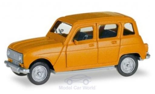 Miniature Renault 4 1/87 Herpa jaune Renault 4 1/87 Herpa jaune miniature