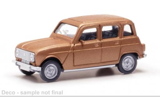 Renault 4 1/87 Herpa R metallise beige 1:87 miniature