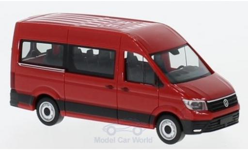 Miniature Volkswagen Crafter 1/87 Herpa Bus HD rouge Volkswagen Crafter 1/87 Herpa Bus HD rouge miniature