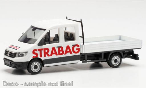 Miniature Volkswagen Crafter 1/87 Herpa Doppelkabine Pritsche STRABAG Volkswagen Crafter 1/87 Herpa Doppelkabine Pritsche STRABAG miniature