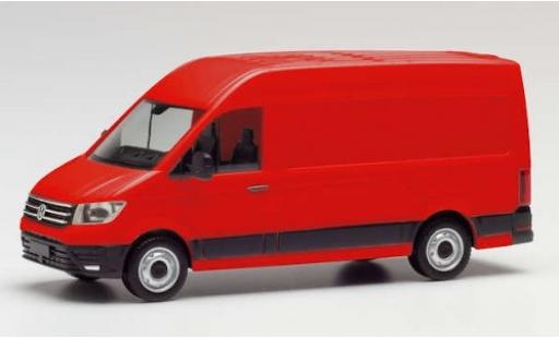 Miniature Volkswagen Crafter 1/87 Herpa Kasten Hochdach rouge Volkswagen Crafter 1/87 Herpa Kasten Hochdach rouge miniature