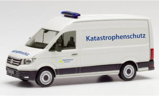 Miniature Volkswagen Crafter 1/87 Herpa Katastrophenschutz Städteregion Aachen toit surélevé fourgon Volkswagen Crafter 1/87 Herpa Katastrophenschutz Städteregion Aachen toit surélevé fourgon miniature