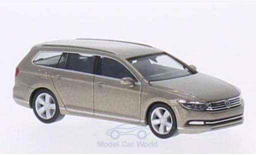 Miniature Volkswagen Passat 1/87 Herpa (B8) Variant metallise beige 2014 Volkswagen Passat 1/87 Herpa (B8) Variant metallise beige 2014 miniature