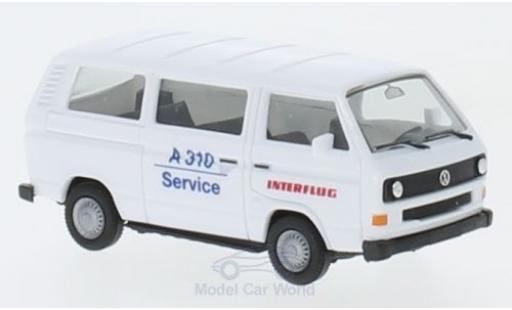 Miniature Volkswagen T3 1/87 Herpa Bus Interflug Volkswagen T3 1/87 Herpa Bus Interflug miniature