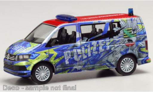 Miniature Volkswagen T6 1/87 Herpa Bus Polizei Sachsen-Anhalt Infomobil Volkswagen T6 1/87 Herpa Bus Polizei Sachsen-Anhalt Infomobil miniature