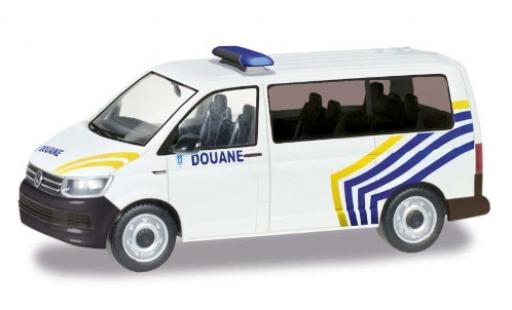 Miniature Volkswagen T6 1/87 Herpa Bus Zoll Belgien / Douane Volkswagen T6 1/87 Herpa Bus Zoll Belgien / Douane miniature